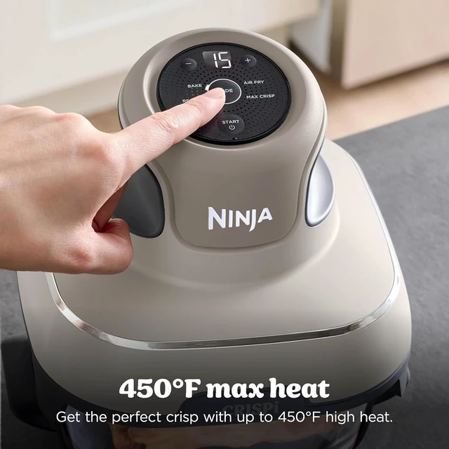 Alt view image 3 of 7 - Ninja Crispi Glass Air Fryer, 4-in-1, Stone, FN101ST
