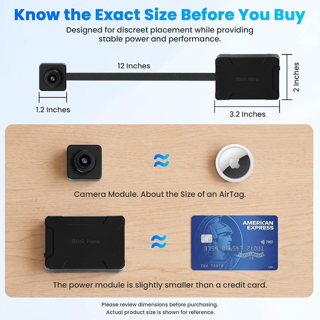 Alt view image 2 of 7 - Indoor Camera 2K Mini Camera Module with Color Night Vision
2100mAh Rechargeable Battery, Motion Detection, 128GB Storage Support, 2.4G/5G DIY WiFi Security Camera for Home & Office