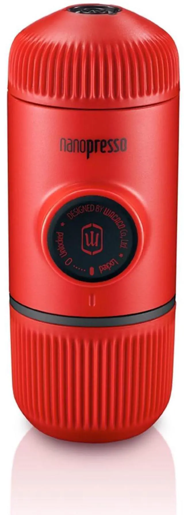 Main image of Nanopresso Portable Espresso Maker, Upgrade Version of Minipresso, 18 Bar Pressure, Mini Travel Coffee Machine, Manually Operated, Perfect for Camping and Hiking, Red