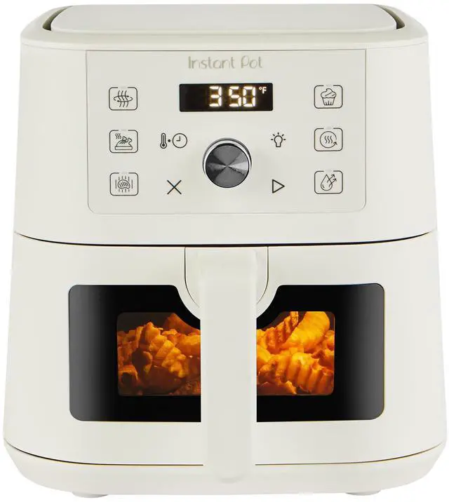 Main image of 4Qt VORTEX 6-in-1 Mini Air Fryer, Custom Program Options, Air Fry, Broil, Roast, Dehydrate, Bake, Reheat, Sea Salt, 4 Quarts