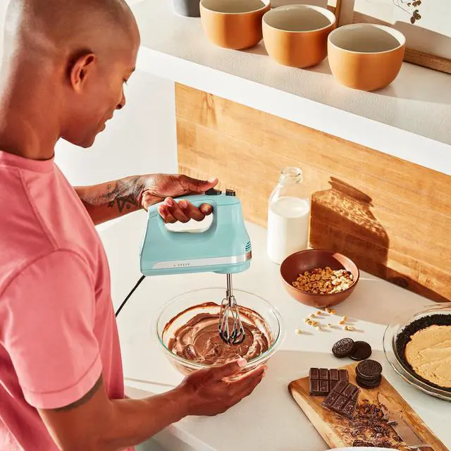 Alt view image 3 of 7 - 6 Speed Hand Mixer with Flex Edge Beaters - KHM6118