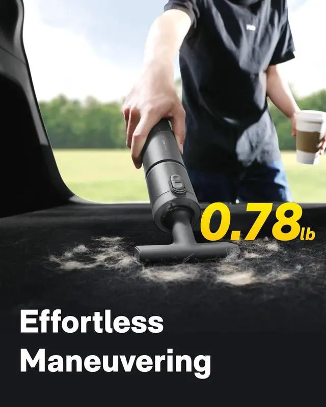 Alt view image 6 of 7 - Handheld Car Vacuum Cleaner Cordless, 4-in-1 Portable Mini Vacuum with 20000Pa Strong Suction, Electric Compressed Air Duster Blower for Car, Desk, Computer, Keyboard, Home, Office Cleaning