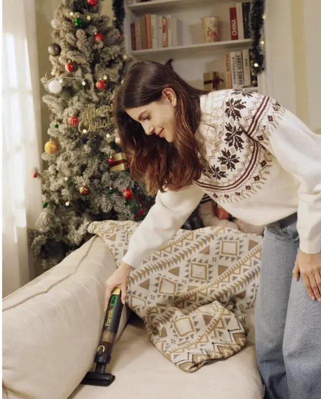 Alt view image 5 of 7 - Slim V8 APEX Car Vacuum, 4-in-1 Portable Mini Cordless Vacuum with 19000pa Suction Power, Type-C Charge, 2 Suction Modes, Handheld Vacuum for Small Jobs, Car, Office Desk, Keyboards (Black)