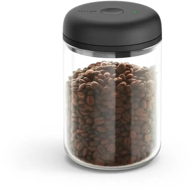 Main image of Atmos Electric Vacuum Canister & Storage Container - Airtight Coffee & Food Storage Containers - Coffee Containers - (Clear Glass, 1.2 Liter)
