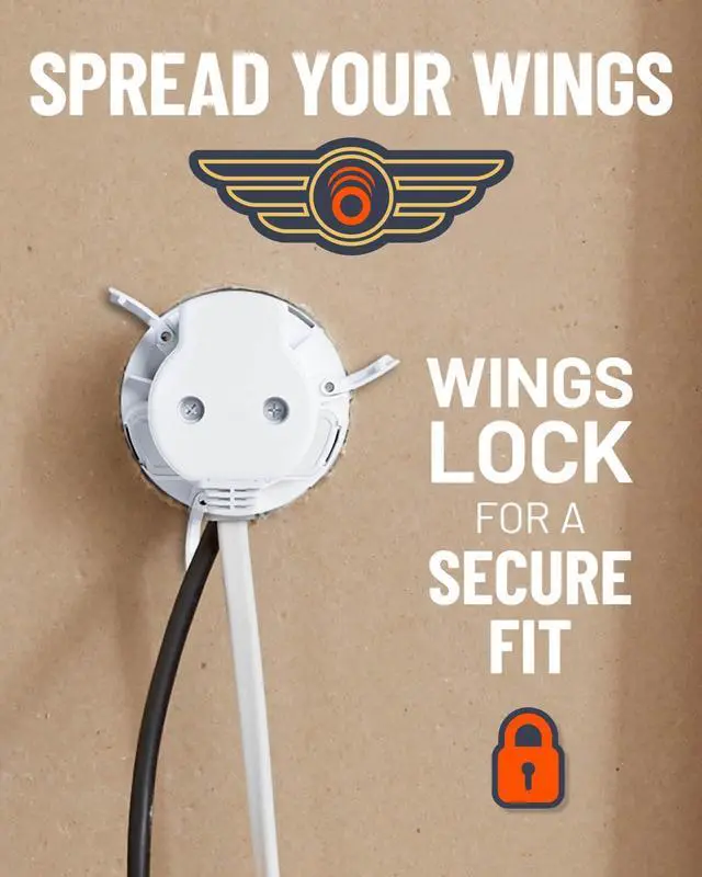 Alt view image 6 of 7 - in-Wall Cable Management Kit for Power & Low Voltage Cords Hide TV Wires Behind The Wall Includes 3.75 Diameter x 3.25 Depth Modules, 6ft Extension Cord, Drywall Hole Saw Attachment