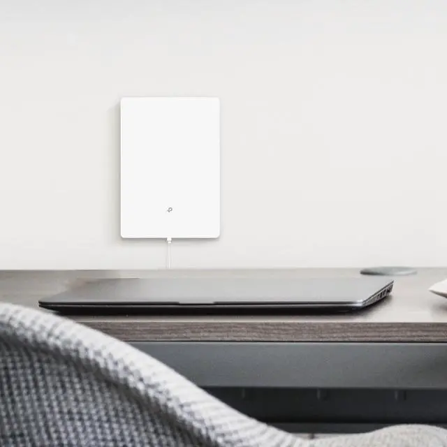 Alt view image 2 of 7 - AX3000 Wall-Mounted Wi-Fi 6 Range Extender Archer Air E5 | Ultra-Thin & Compact | Up to 2,700 sq. ft. | Dual Band Wi-Fi | Smart Beamforming Antennas | EasyMesh | Mounting Materials Included