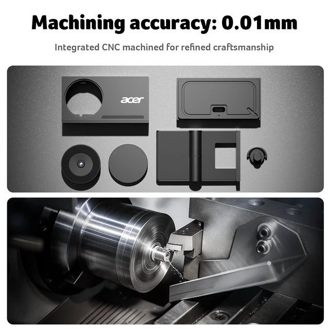 Alt view image 7 of 7 - 4K Webcam for PC/Mac with All-Metal Unibody Sculpted, Sony 1/2" Sensor, PDAF, 2 Noise Reduction Mics, Privacy Cover for Switch 2/Zoom/Teams/Facetime/YouTube/Google Meet