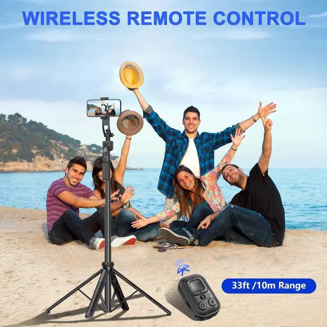 Alt view image 6 of 7 - Auto Face Tracking Tripod for iPhone with Light 63 Selfie Stick Tripod Stand Follows Your Movement 360° Phone Camera Tripod with Wireless Remote for Content Creator Vlog Live Stream Video Recording