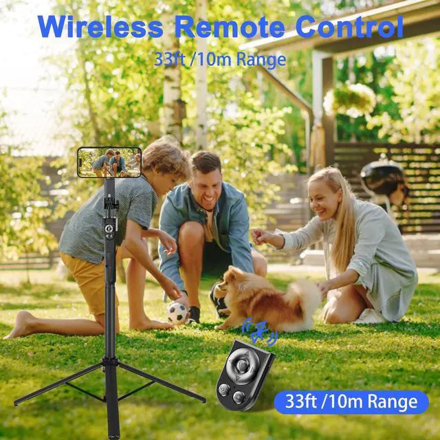 Alt view image 6 of 7 - Auto Face Tracking Tripod for iPhone with Light 70.9 Selfie Stick Tripod Stand Follows Your Movement 360°Phone Camera Tripod with Wireless Remote for Content Creator Vlog Live Stream Video Recording