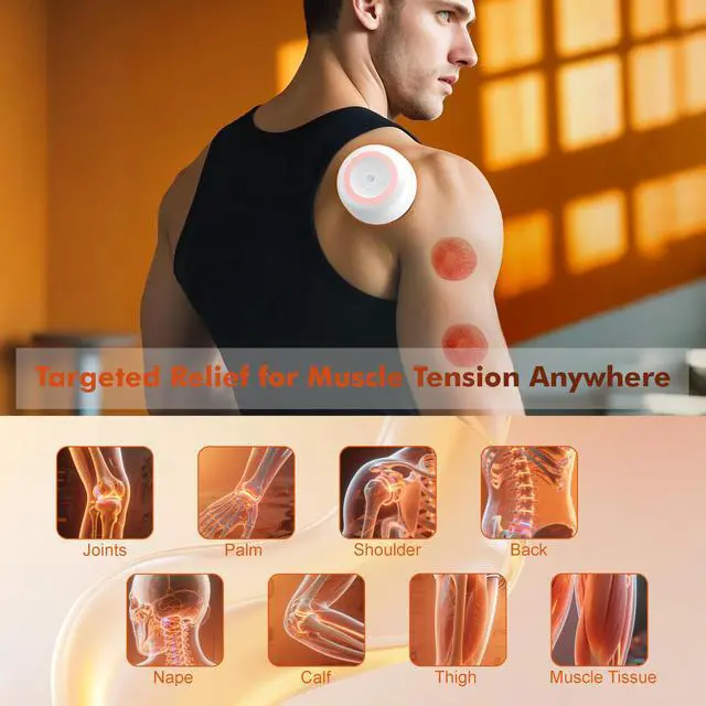 Alt view image 4 of 7 - 2 Pack Smart Cupping Therapy Massager, 5-in-1 Cupping Therapy Set for Pain Relief, Knots, Aches, Muscle Soreness, Electric Cupping kit for Massage Therapy with Remote Control