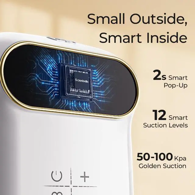 Alt view image 3 of 7 - SciContour 6Pcs Electric Facial Cupping Therapy Set Glass, 3 in 1 Gua Sha Facial Tools Face Cupping Massage for Eye Neck Skin Care, 3 Size Vacuum Suction Cups for Cellulite, Puffiness Reduction