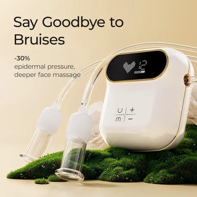 Alt view image 5 of 7 - SciContour 6Pcs Electric Facial Cupping Therapy Set Glass, 3 in 1 Gua Sha Facial Tools Face Cupping Massage for Eye Neck Skin Care, 3 Size Vacuum Suction Cups for Cellulite, Puffiness Reduction