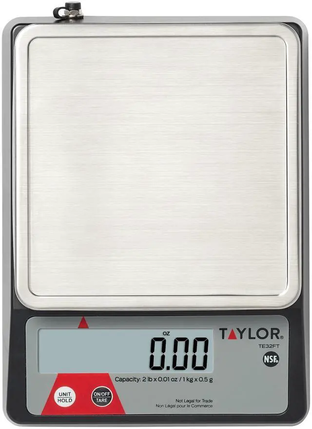 Alt view image 4 of 5 - Compact Digital Portion Control Scale, Food Scale for Precise Weight Measuring and Portion Control, Tare and Hold Function, NSF, 32OZ, Stainless Steel Platform