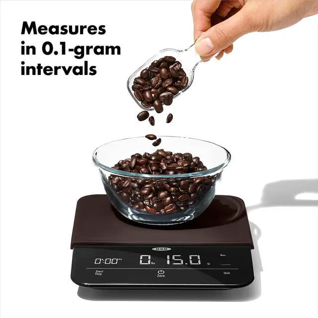 Alt view image 3 of 7 - Brew 6 Lb. Precision Coffee Scale with Timer, Black