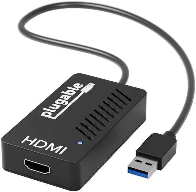 Main image of USB 3.0 to HDMI Video Graphics Adapter DisplayLink Certified for Multiple Monitors up to 2560x1440 External USB to HDMI Adapter Compatible with Windows 11, 10, 7, XP, and macOS