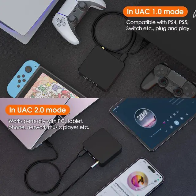 Alt view image 4 of 7 - USB to Optical Adapter: XMOS XU316 Digital Interface | DDC Reclocker with Opt/Coax/HDMI I2S Output for Digital to Analog Converter/DAC / PS5 / Switch (U2PRO)