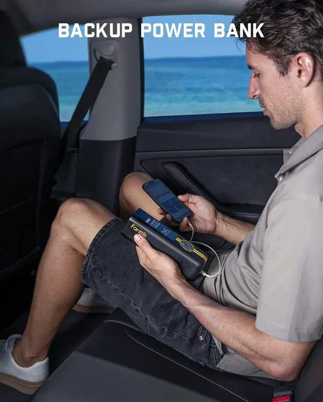 Alt view image 7 of 7 - X8 APEX EV Tire Inflator Portable Air Pump, 2X Faster Inflation, 150PSI Cordless Air Compressor with Powerful Battery, Fits Electric Cars, Cars, Motorcycles, Bikes, Balls