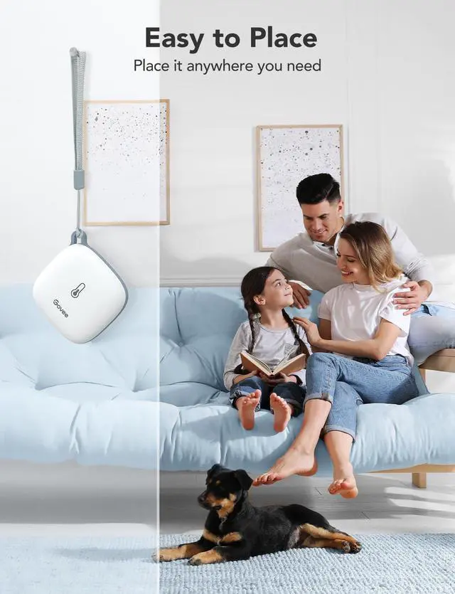 Alt view image 7 of 7 - WiFi Temperature Sensor H5179, Smart Hygrometer Thermometer with App Notification, 2 Years Data Storage Export, Remote Monitor for Room Greenhouse Incubator Wine Cellar, 2 Pack