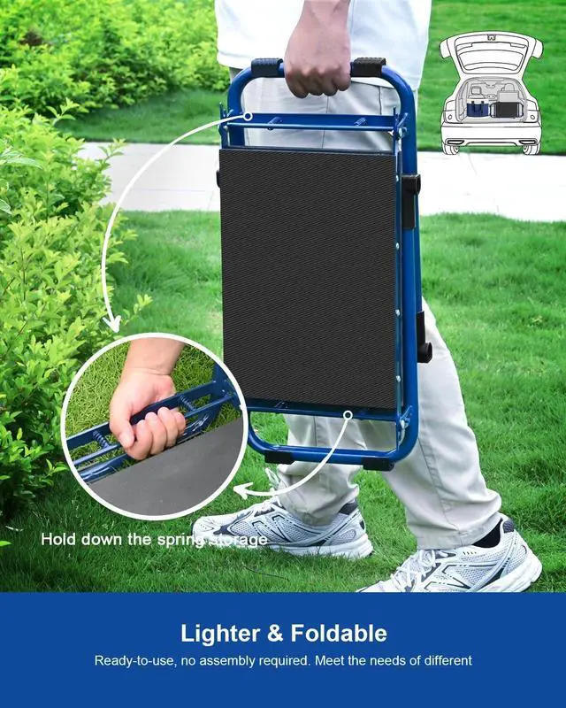 Alt view image 7 of 7 - Garden Kneeler and Seat Set 2025 Upgraded - Heavy Duty Foldable Bench Chair with 3 Tools & 2 Tool Pouch + Multi-Purpose Bag, Gardening Stool Gifts for Seniors, Women, Mom