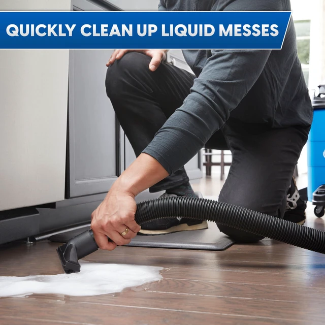 Alt view image 4 of 7 - VOC809PF 8-Gal 4 Peak HP Utility Wet/Dry Vacuum Blue