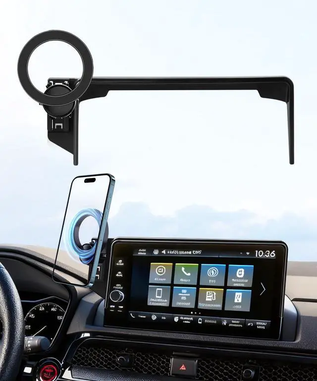 Main image of Car Phone Holder for Honda CR-V/HR-V/CRV 2023-2026 Accessories, 7/9" Screen Magsafe Magnetic Cell Phone Mount Clip