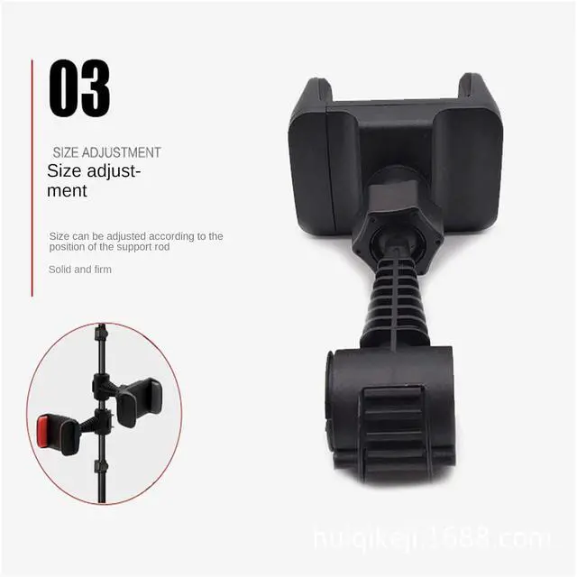 Alt view image 4 of 7 - Car Back Seat Phone Holder,Universal Car Backseat Headrest Phone Mount,Adjustable Headrest Phone Car Mount