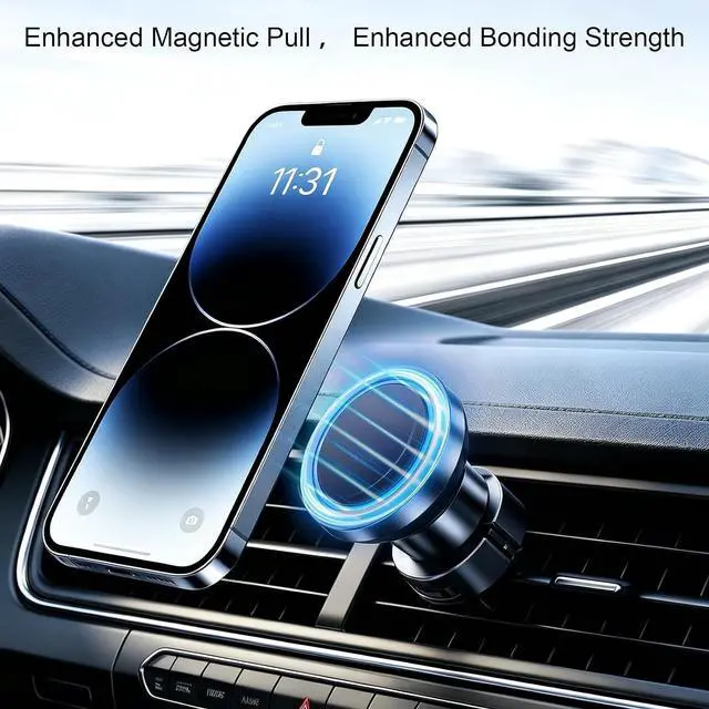 Alt view image 3 of 6 - Metal Plate for Magnetic Car Phone Mount, 12 Pack Round Metal Sheets, Black | Ultra-Thin Adhesive Metal Plate Compatible with iPhone and Android