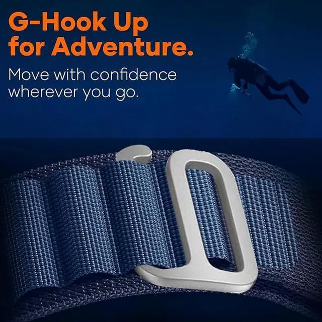 Alt view image 5 of 6 - 6 Pack Alpine Loop Bands Compatible with Apple Watch Ultra 3/2/1, 49mm 46mm 45mm 44mm Soft Sport Loop Replacement Straps for Apple Watch Series 11 10 9 8 7 SE 6 5 4