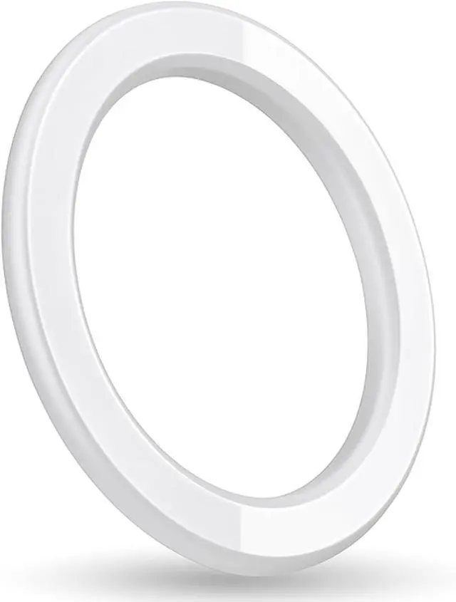 Main image of Magnetic Phone Wall Mount Hands-Free Shower Mirror Holder & Car Sticker Stand, Compatible with iPhone 17 16 15 14 13 12 Pro Max Mini (White)