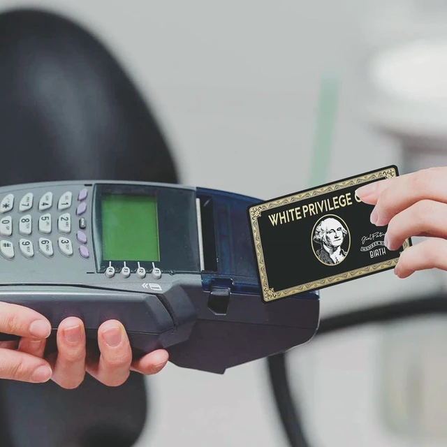 Alt view image 4 of 7 - 4-Piece Set of Retro Black Gold VIP Credit Card Skin Stickers