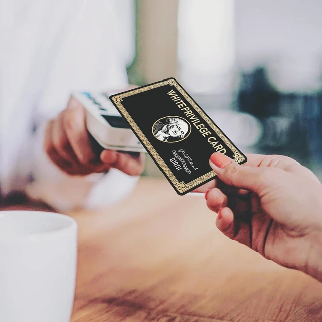 Alt view image 7 of 7 - 4-Piece Set of Retro Black Gold VIP Credit Card Skin Stickers