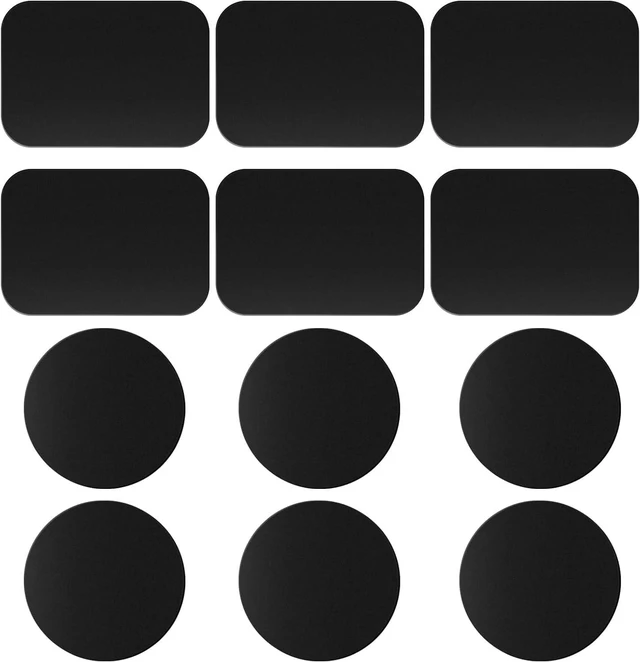 Main image of Metal Plate 12 Packs for Phone Magnets Mount Holder Car
