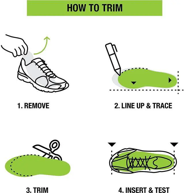 Alt view image 6 of 6 - Superfeet All-Purpose Support High Arch Insoles (Green) - Size E Men 9.5-11 / Women 10.5-12