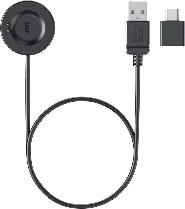 USB Charger Cable for iTouch Wearables Air 3/4 / SE Sport 3 Explorer 3 Smartwatch Replacement Charging Base Compatible with iTouch Smartwatch (Black)