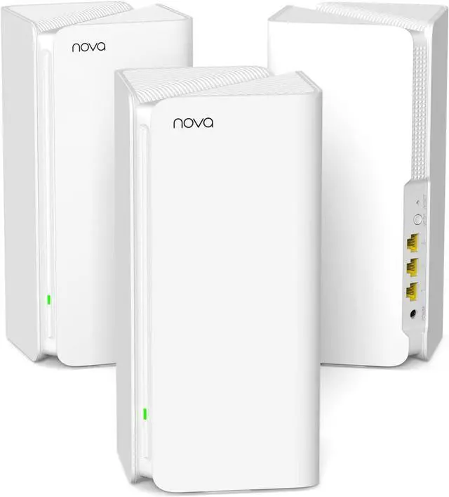 Main image of Tenda AX5400 Mesh WiFi 6 System Nova MX15 Pro - 6 * 3dBi Antennas up to 7300 sq.ft WiFi Coverage - Wi-Fi 6 Mesh for up to 200 Devices, 3*Gigabit Ports, Easy Setup, Amazon Alexa, 3-Pack