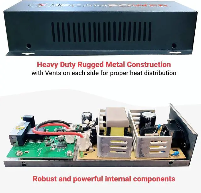 Alt view image 5 of 6 - Ultra High Power 802.3bt 90 Watt POE ++ Injector Gigabit 10/100/1000, Rugged Metal Case, Powers IP Cameras, POE Lighting, Access Control