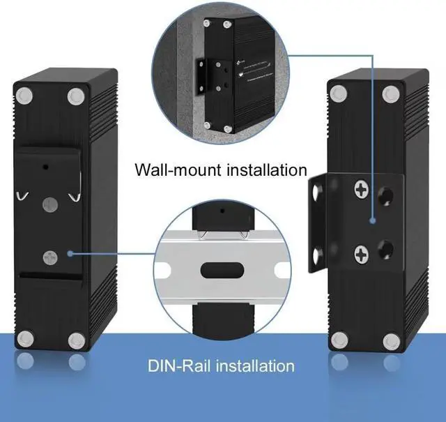 Alt view image 7 of 7 - PoE Splitter 12V 802.3bt Compliant Gigabit Port, Industrial 10/100/1000Mbps IEEE802.3bt Power Over Ethernet Splitter Adapter with 12V Output for Surveillance Camera CCTV/VoIP Phone