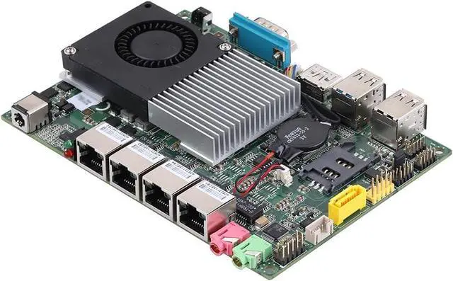 Alt view image 4 of 4 - Qotom Soft Router 1U Rack 4X i225V 2.5G LAN Ports RS232 8GB RAM 128GB SSD Core i5-4200U Processor Onboard