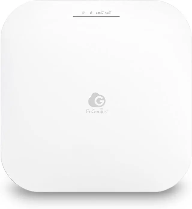 Main image of EnGenius Wi-Fi 6 Lite 4x4 Indoor Access Point, Dual-Band AX, 2.5GbE PoE+, Up to 3.5Gbps, 1200 Sq Ft Coverage, 100 Devices, WPA3 Security, Mesh, Cloud-Managed, Ideal for Small Business & Retail ECW212L