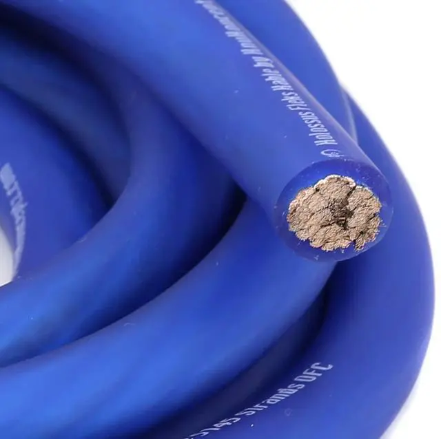 Main image of KnuKonceptz Kolossus Flex Kable OFC 0 Gauge Power Wire Copper Cable Blue (20 ft) 1/0 AWG