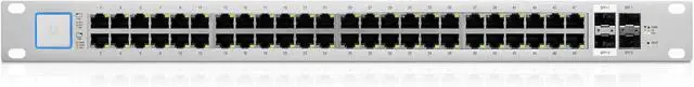 Alt view image 2 of 5 - Ubiquiti UniFi Switch 48 Port US-48-750W Managed PoE+ Gigabit Switch with SFP 750W