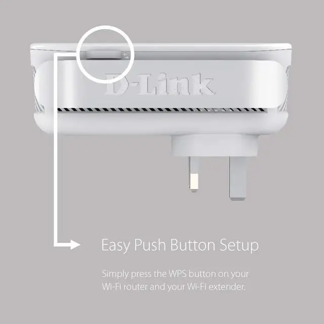 Alt view image 3 of 7 - D-Link WiFi Range Extender, AC2000 Mesh Plug In Wall Signal Booster, Cover up to 2600 sq.ft. Dual Band Wireless Repeater Access Point for Smart Home (DAP-1820-US)