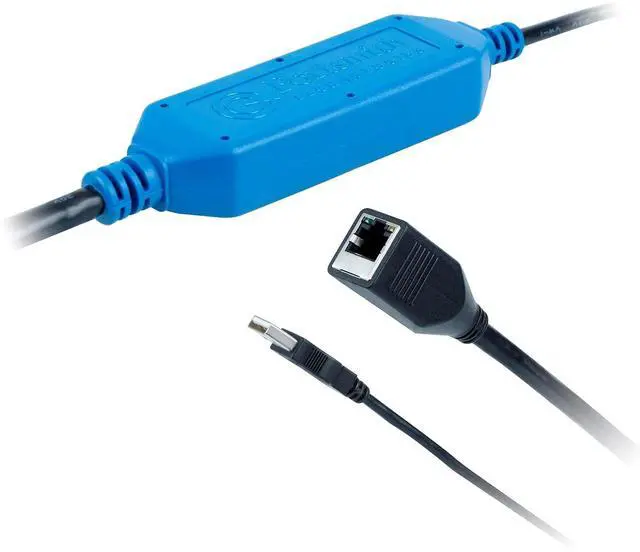 Main image of Weather Resistant USB-A to Ethernet Adapter: Portsmith PSA1U1E-E