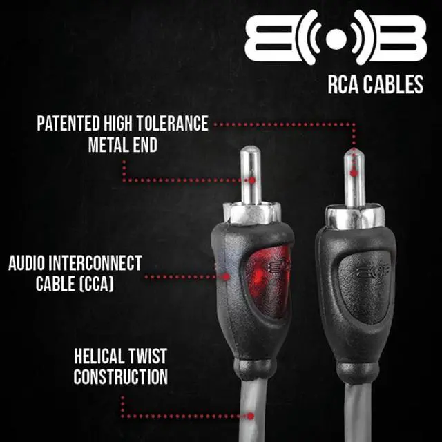 Alt view image 4 of 7 - Belva True 4 Gauge AWG Premium CCA Complete Amplifier Wiring Kit with OFC 4-Channel RCA Cable - BAK44 RED