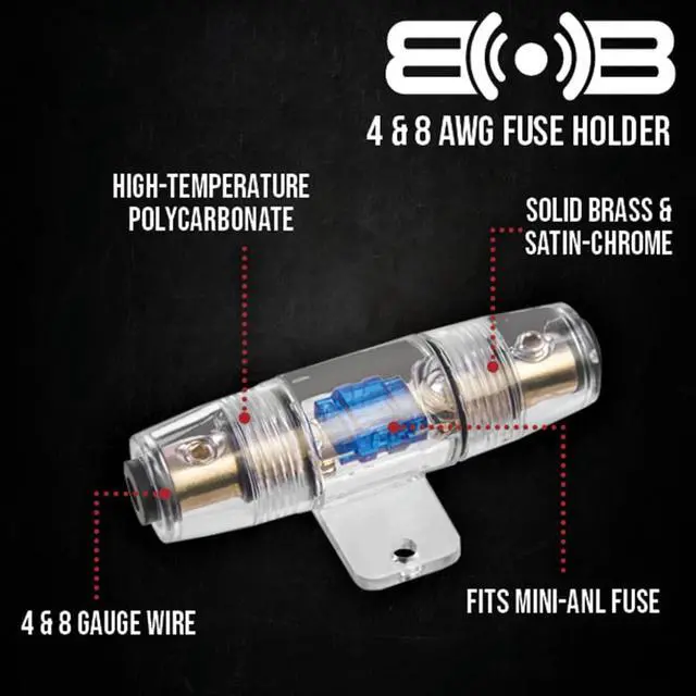 Alt view image 5 of 7 - Belva True 4 Gauge AWG Premium CCA Complete Amplifier Wiring Kit with OFC 4-Channel RCA Cable - BAK44 RED