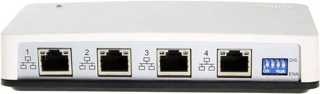 Main image of Coolgear 4-Port Gigabit Ethernet to USB3.1 Gen1 Adapter w/Mounting Kit