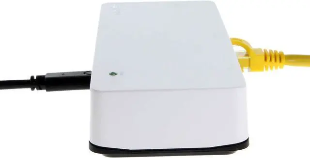 Alt view image 2 of 6 - Coolgear 4-Port Gigabit Ethernet to USB3.1 Gen1 Adapter w/Mounting Kit