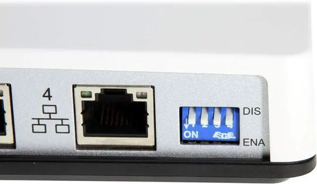 Alt view image 3 of 6 - Coolgear 4-Port Gigabit Ethernet to USB3.1 Gen1 Adapter w/Mounting Kit