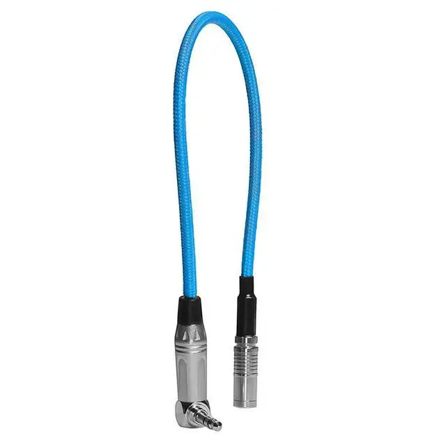 Alt view image 3 of 3 - KONDOR BLUE 10" DIN 1.0/2.3 to 3.5mm Timecode Cable for Canon R5 C and Tentacle Sync Box