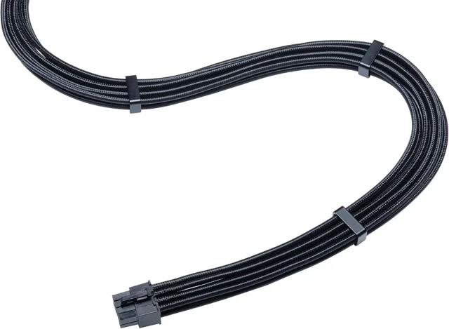 Alt view image 7 of 7 - Phanteks (PH-CBKT-G5S_BK01) Revolt Cable Kit, PCIe Gen5 Starter Set, 12VHPWR, Individually Sleeved Cables with Combs, Compatible with Revolt and AMP Series Power Supplies, Black